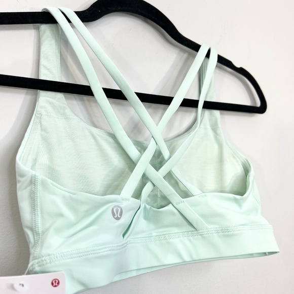 NWT Lululemon Energy Bra Medium Support B–D Cups in Sea Mist green 4 - Picture 5 of 14